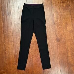 Boden Black Legging Pants w/ Seams Running Down the Back, Unique Detail! Size 4